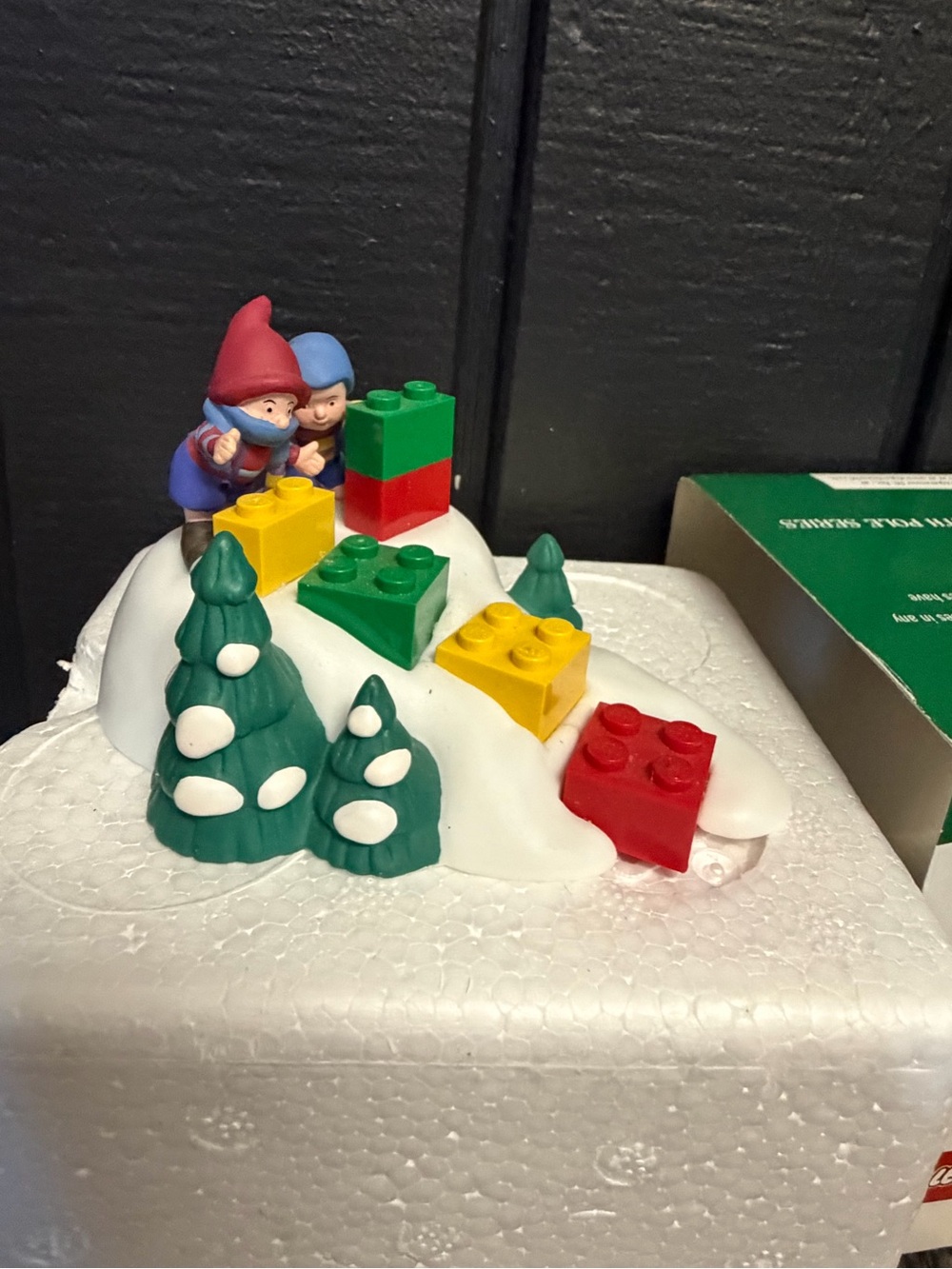 Department 56 LEGO Little Builders 56810 North Pole Series Christmas Village Box